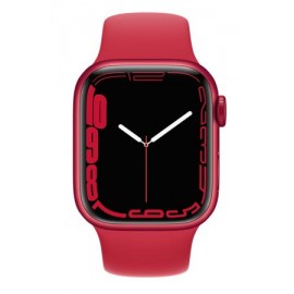 Купить Apple Watch Series 7 45mm Red Aluminum Case with Red Sport Band онлайн